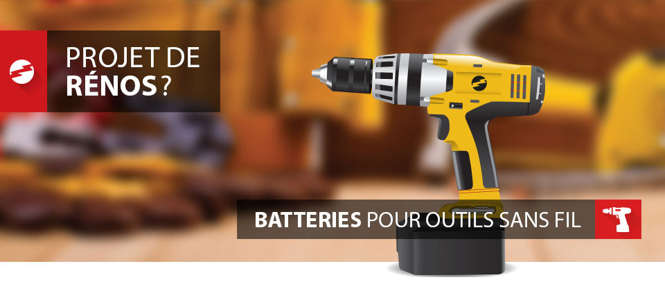 Batteries pour outils alternatifs